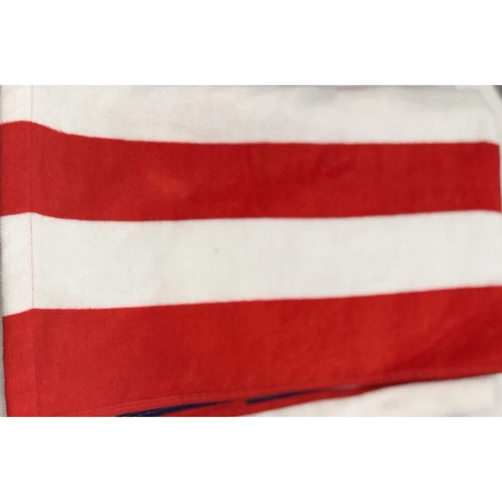 Patriotic American Flag 30 x 60 Beach Towel 100% Cotton